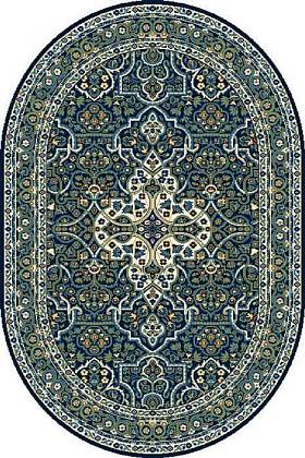 Ковер STANDARD Laurus navy blue ОВАЛ